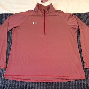 Under Armour Red Long Sleeve Top
